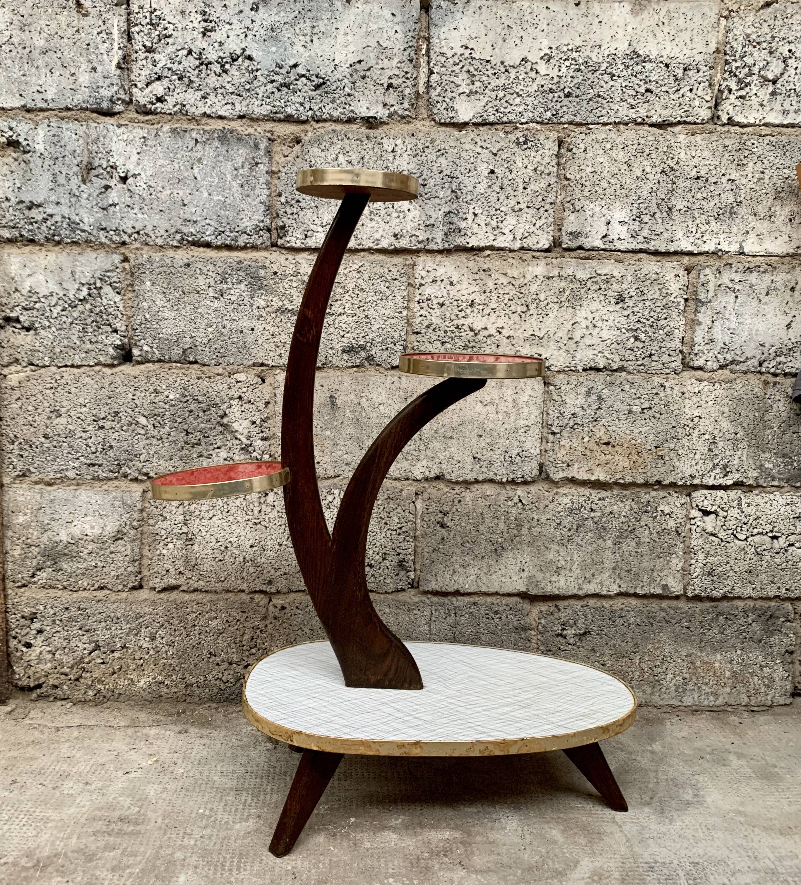 Plant holder in formica 1950