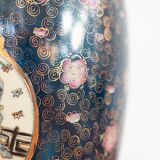 Antique Japanese porcelain vases, Meiji period, 19th century, oriental porcelain art, in