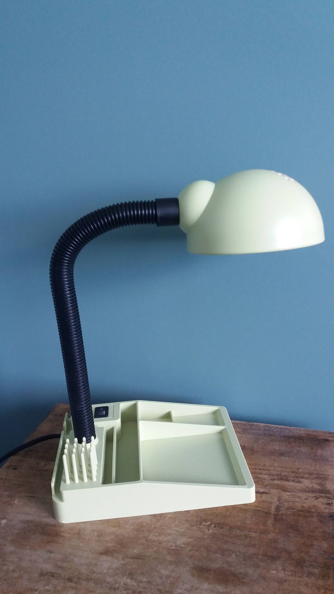 Codilem space age desk lamp in pale green