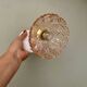 Vintage lampshade wall light in pink glass - tableware collection -
