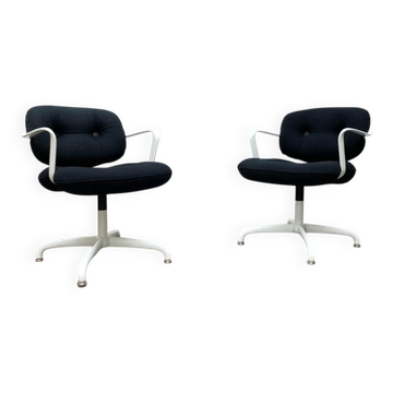 2 fauteuils modèle Space Age 2038 par Bruce Hannah & Andrew Morrison pour Knoll International, années 1970
