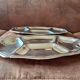 Lot de 2 plats inox  Guy Degrenne