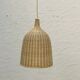 Suspension lustre en osier Ikea vintage, style bohème chic