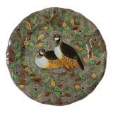 Flat plate Gien Rambouillet partridge