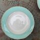 6 assiettes creuses en semi porcelaine ceranord france blanche et mint, vintage et collector
