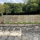 Lot de 14 chaises pliantes en métal AM-PM