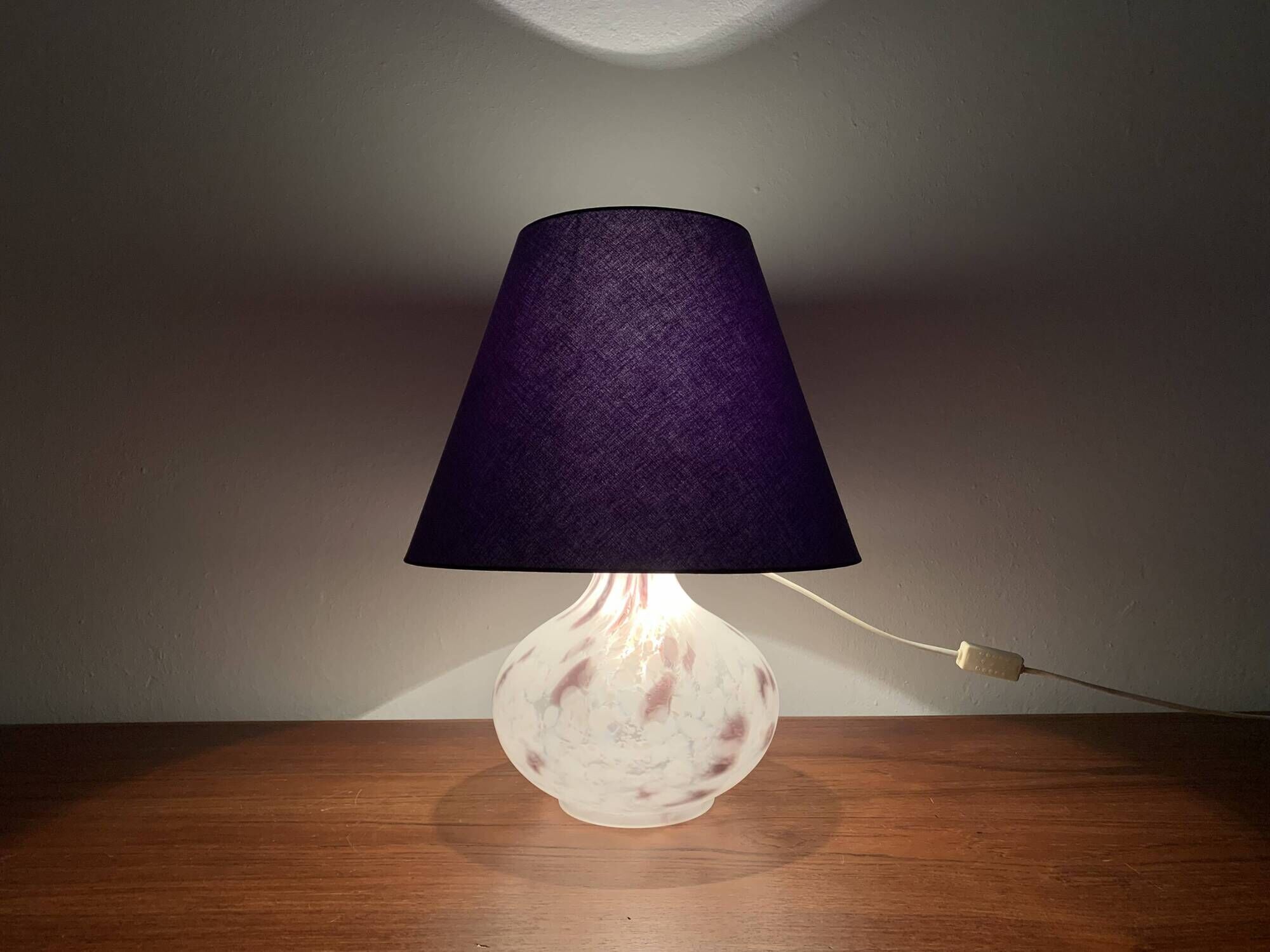Set of 2 Glass Table Lamps by Peill and Putzler