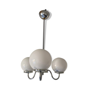 Suspension chrome globes - verre