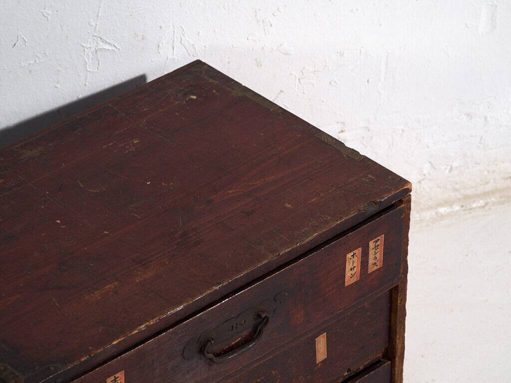 Antique Japanese auxiliary cedar ko-dansu, Meiji period (circa 1870-1900) #48