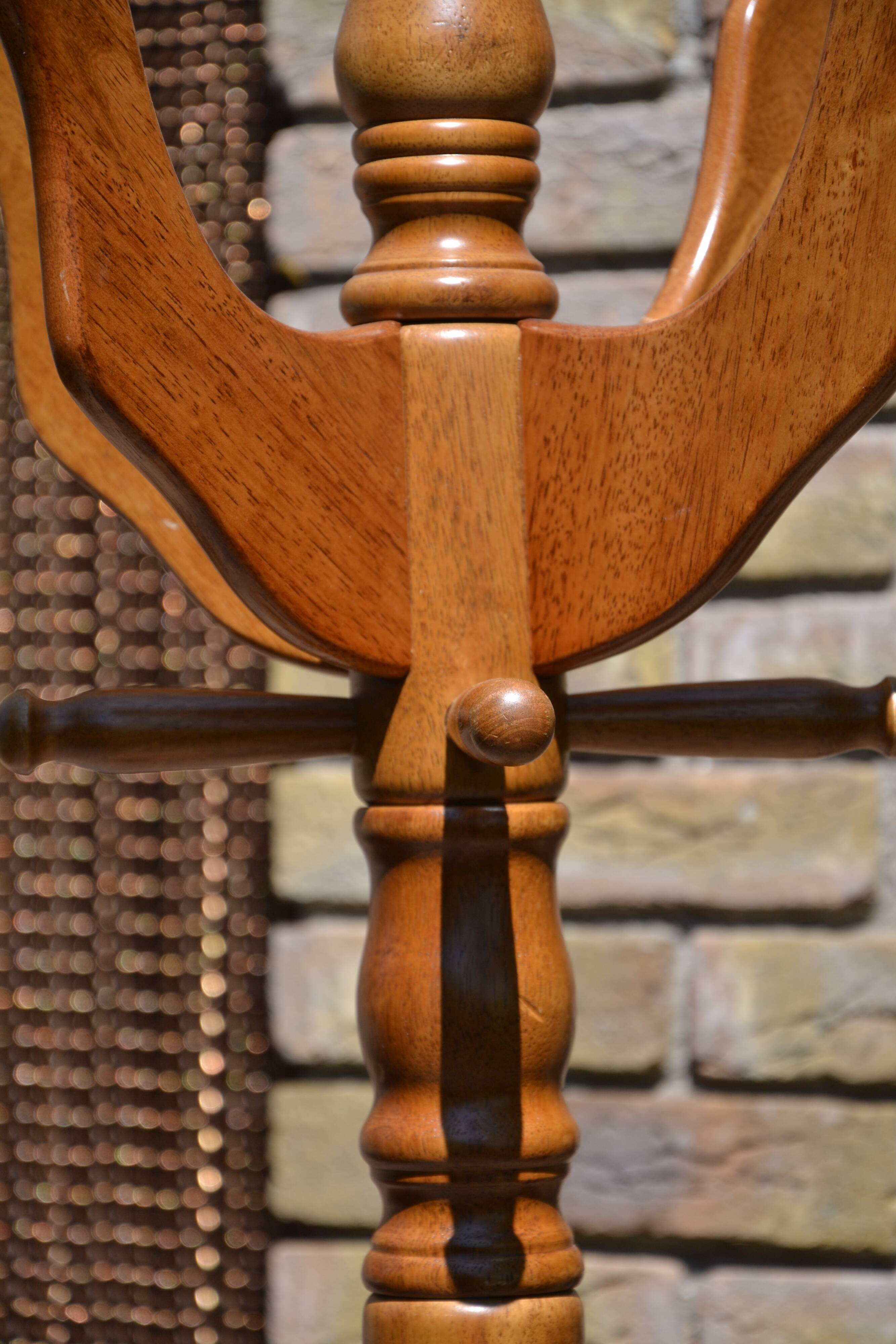 Vintage floor-standing coat rack