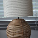 Rattan ball lamp foot