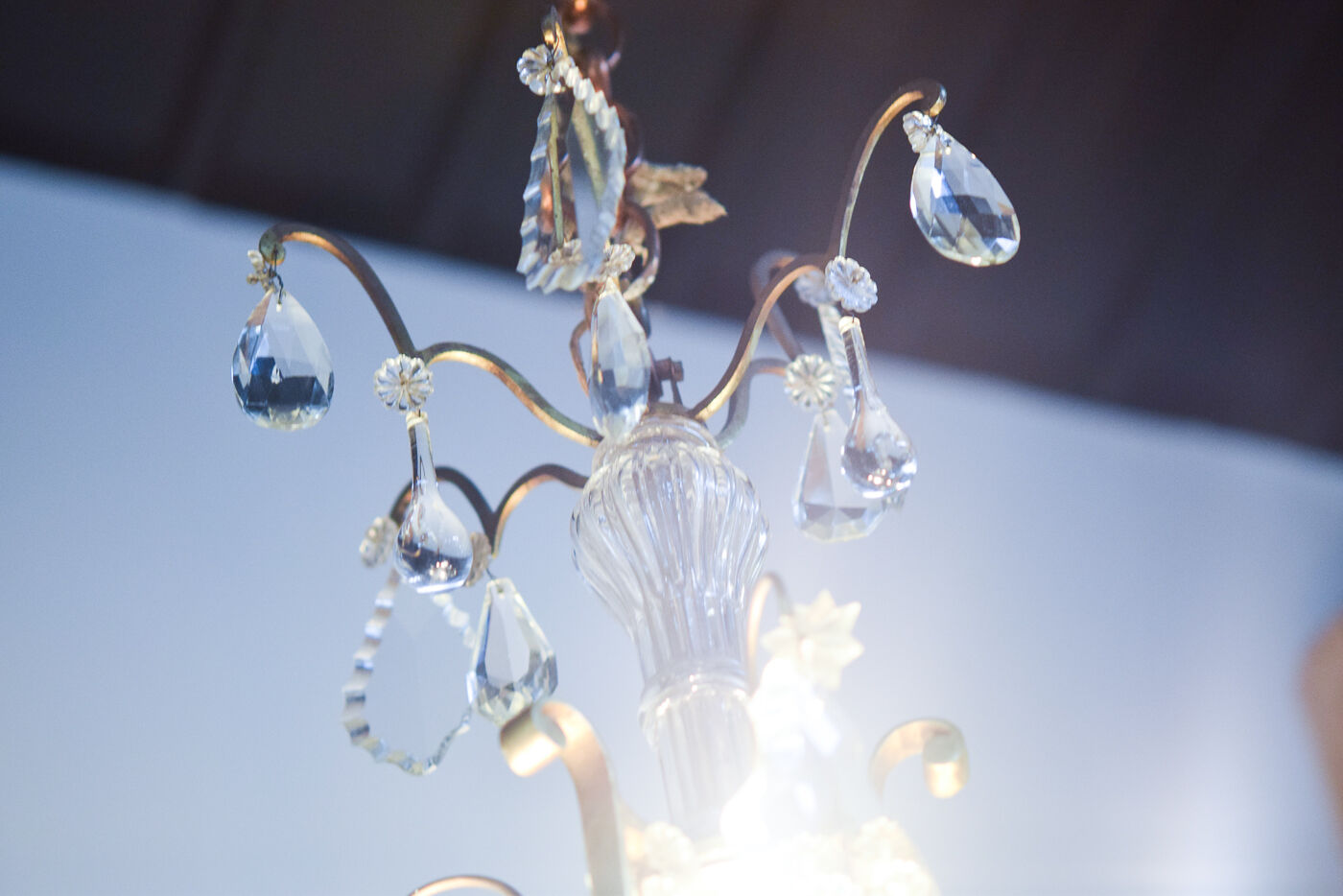 Classic French chandelier with grapevines