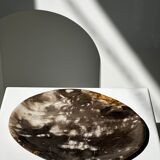 Dish in petrified wood