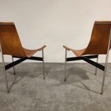 Pair of T Side Chairs by Katavolos, Littell & Kelley for Laverne International