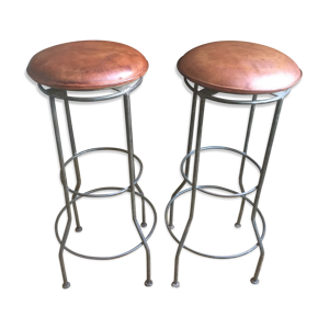 paire de tabourets de