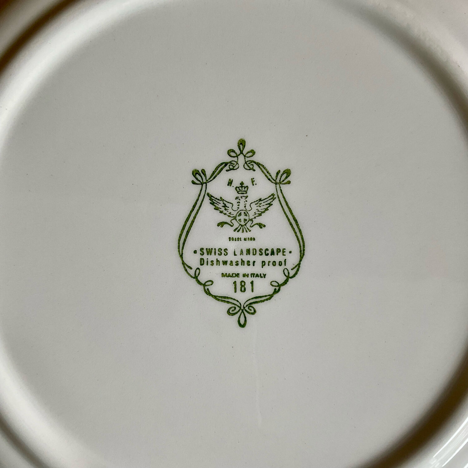 5 plates N Fontabesso Italy