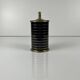 Distributeur, porte-cigarettes en métal noir et doré, 1960-70