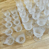 Crystal glass from France 50s/70s