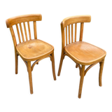 Pair of chairs bistro baumann blond beech