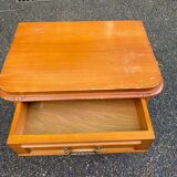 Louis XV bedside table in solid wood from the 20th century