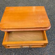 Louis XV bedside table in solid wood from the 20th century