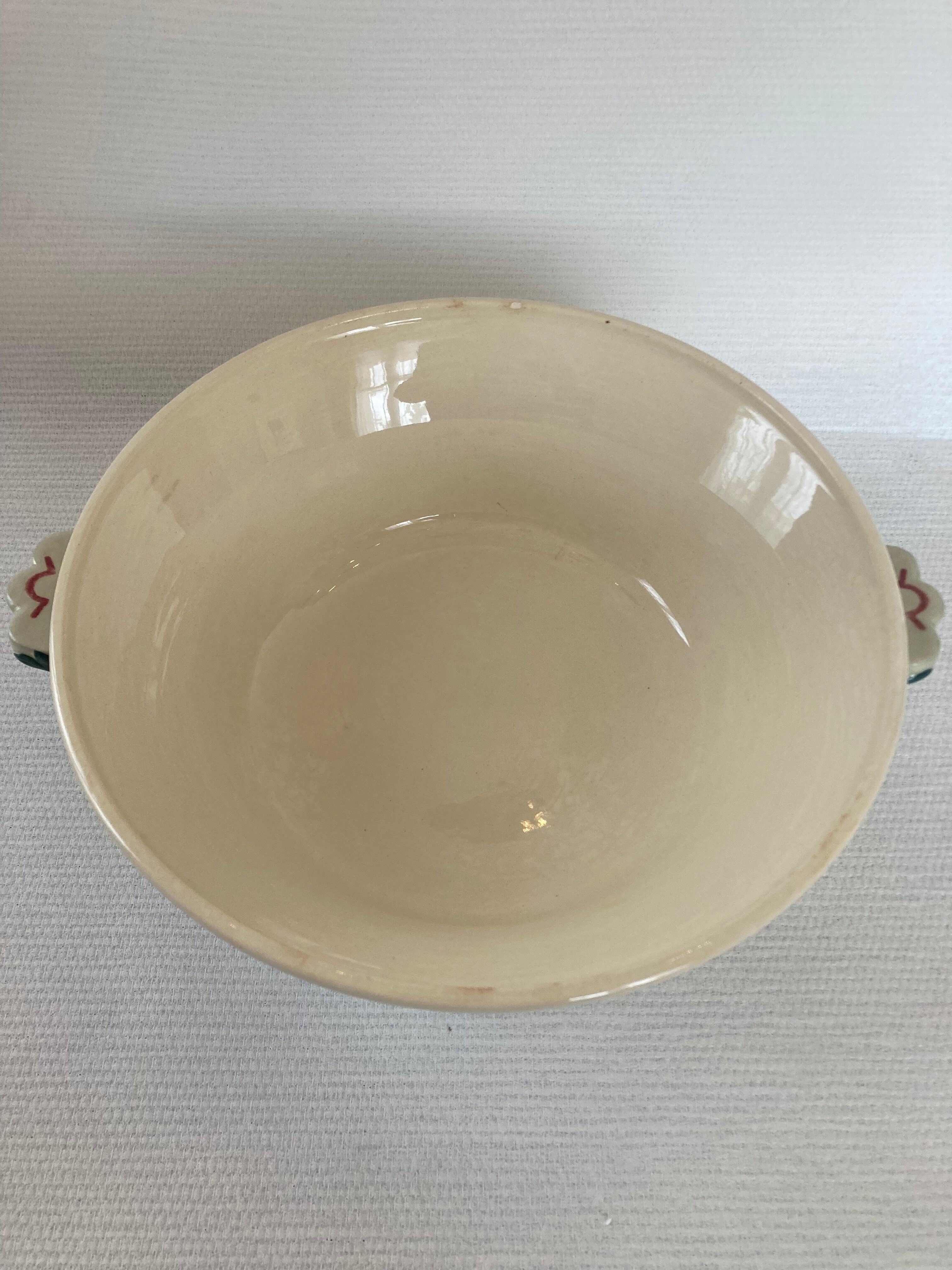 Gien earthenware soup tureen