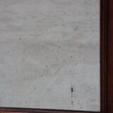 Henry II style bevelled oak mirror 95x154cm