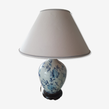 Blue patterned lamp