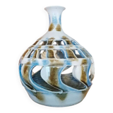 vintage openwork ceramic lamp