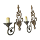 Brass sconces