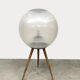Space age tripot ball floor lamp vintage sphere