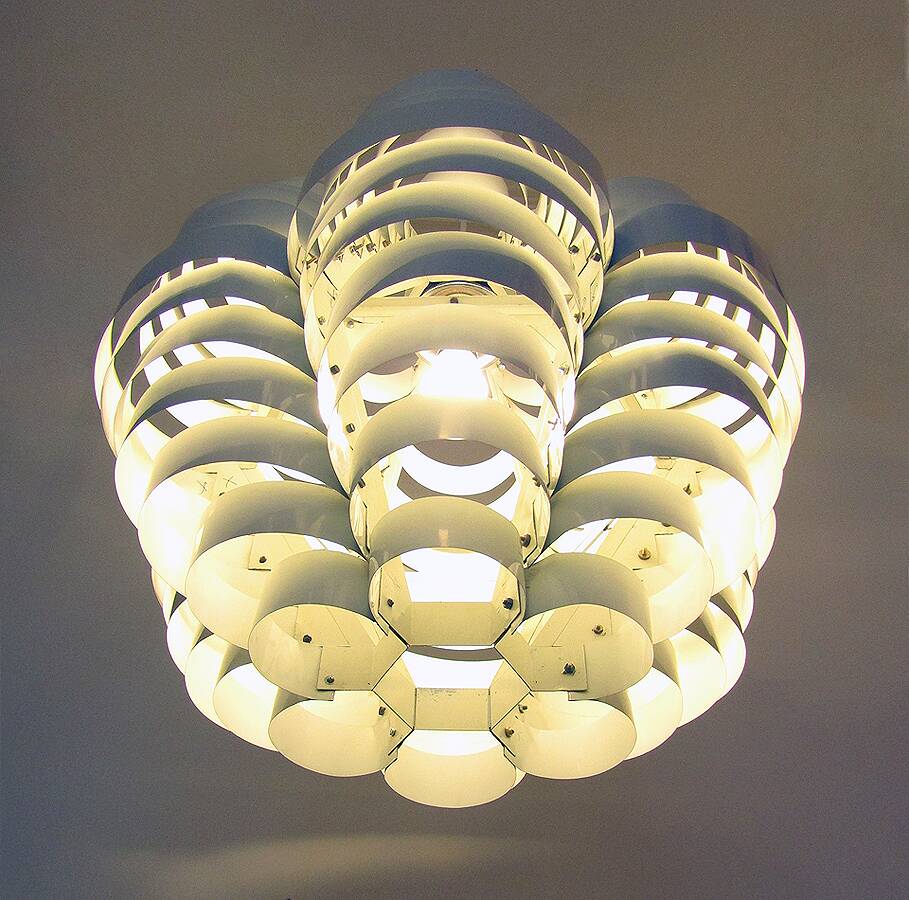 Italian "Tornado" Ceiling Light by Elio Martinelli