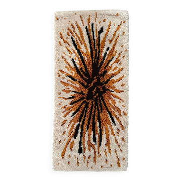 Tapis style Rya scandinave années 70