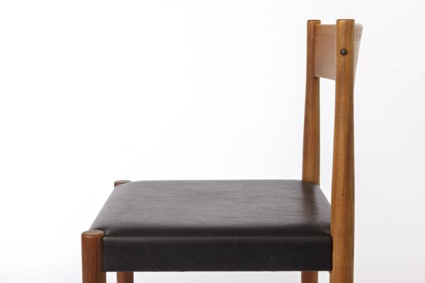 1 sur 10 Chaise de salle à manger en teck Poul M. Volther pour Frem Røjle, années 1960 danoise