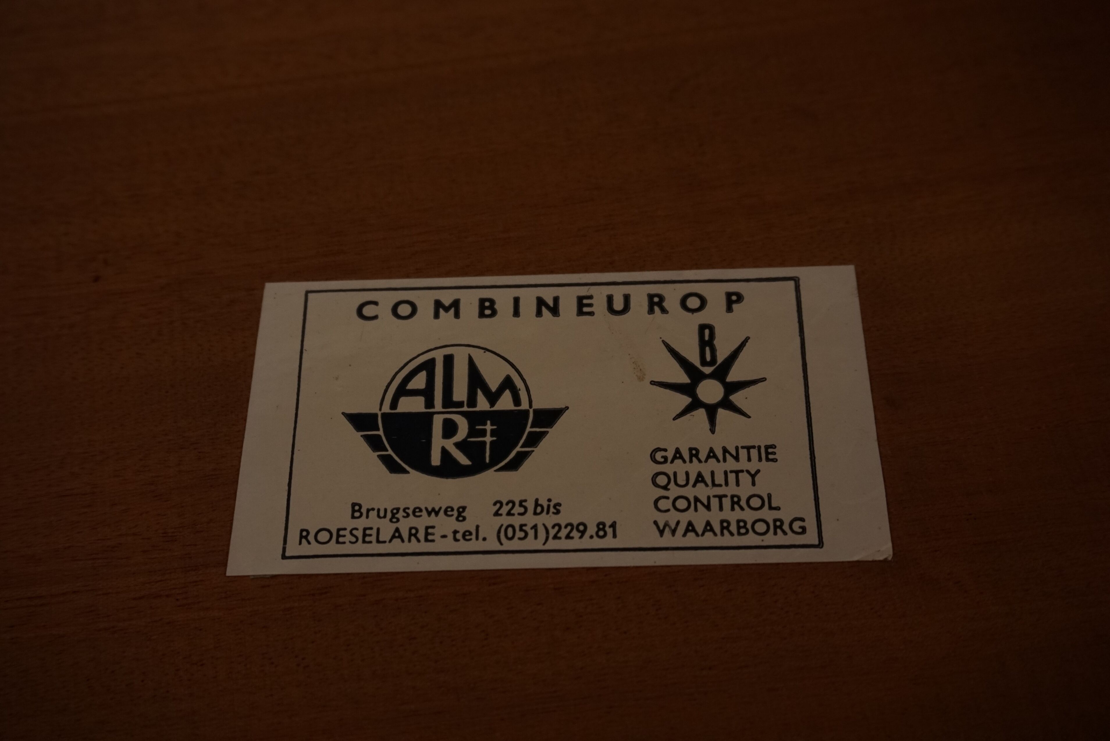 Teak desk 50s - 60s by CombinEurop