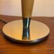 Art Deco table lamp in wood and silver metal