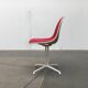 Mid-century fiberglass accent chair set with La Fonda base by Charles & Ray Eames for Herman Miller.