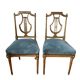 Pair of Louis XVI style chairs