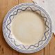 Old Gien Aurélie plate – Ivory earthenware with Lesage fabric pattern