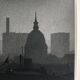 Rosine nusimovici, toits de paris depuis beaubourg, 1978. tirage argentique