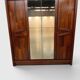 Modernist mahogany wardrobe with smoked mirrors (late 1970s)