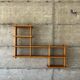 Modernist pine shelf bookcase Regain