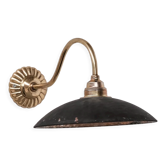 Antique brass and mercury glass wall light (19 available)