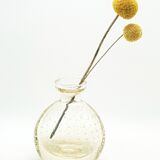 Murano controlled bubble vase