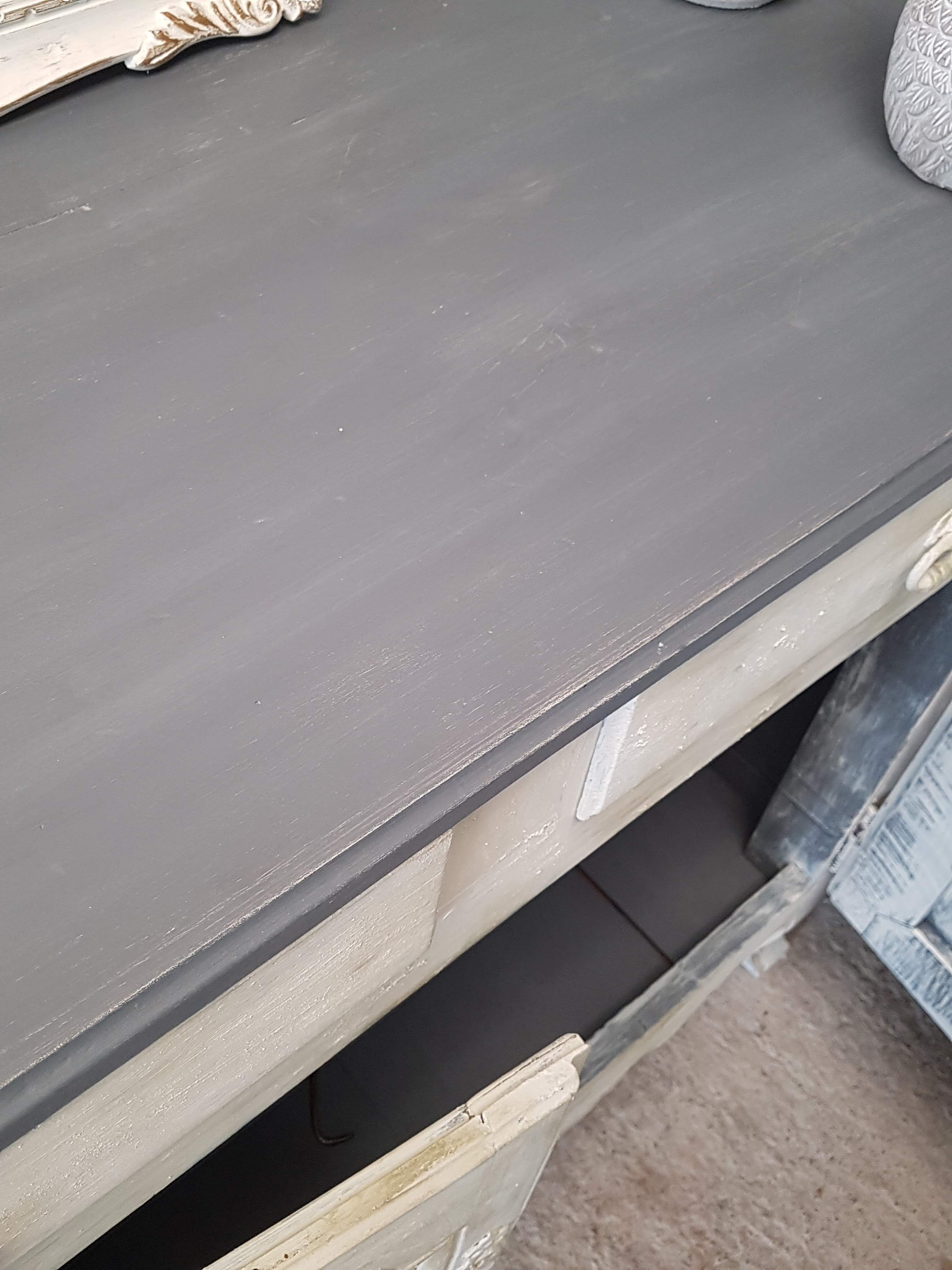 Furniture two doors and two drawers patinated