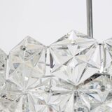 Kinkeldey suspension in chrome and crystal glass, Germany, 1970s.