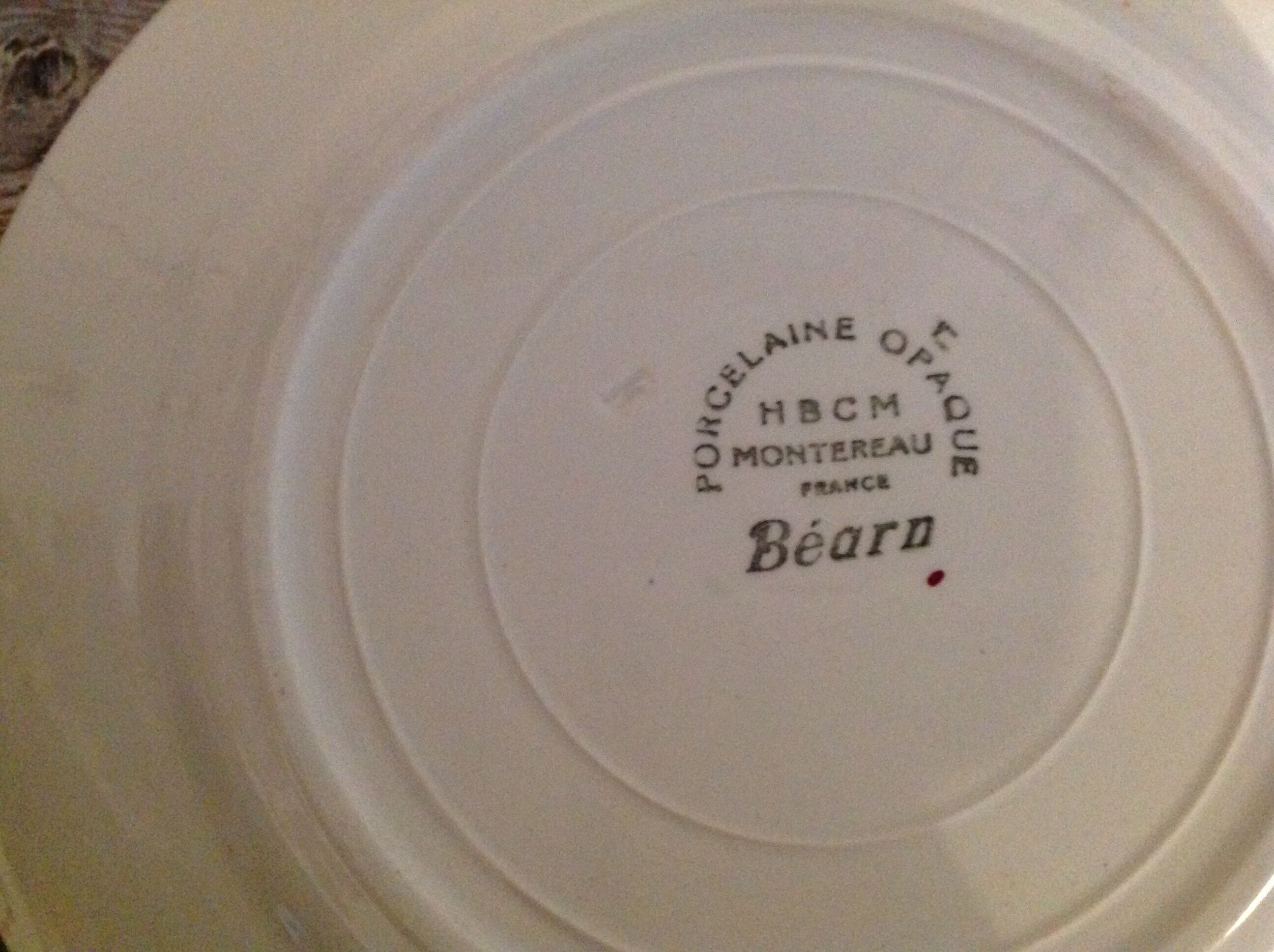 Series of 10 dessert plates