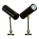 2 wall lights in the style of Gino Sarfatti for Arteluce, 1950s.