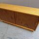Mid Century vintage filing cabinet with sliding doors 1960's