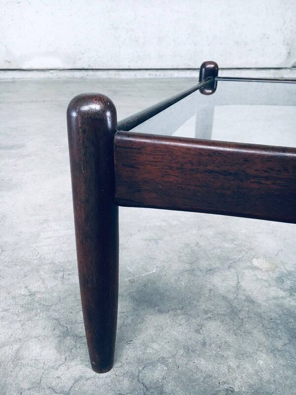 Mid-Century Modern Design Low Side Table Set, Sweden, 1960s, Set of 2